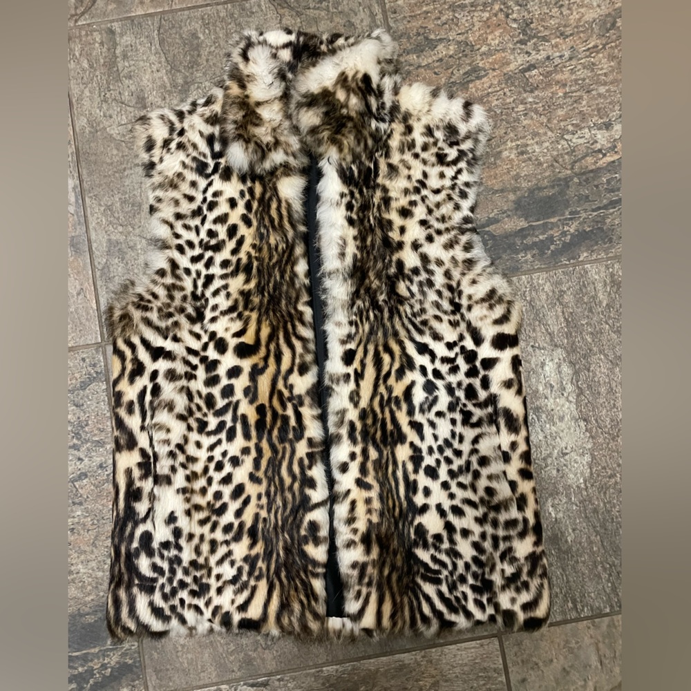 ADRIENNE LANDAU Rabbit Fur Vest